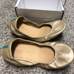 Limited Edition Champagne Tieks size 9